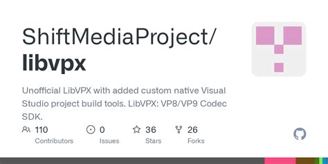 Releases · ShiftMediaProject/libvpx · GitHub.